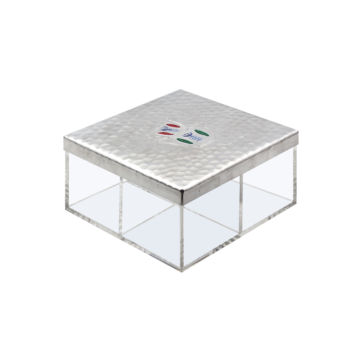 Two Coffee Cups Tea Box - 4 compartments