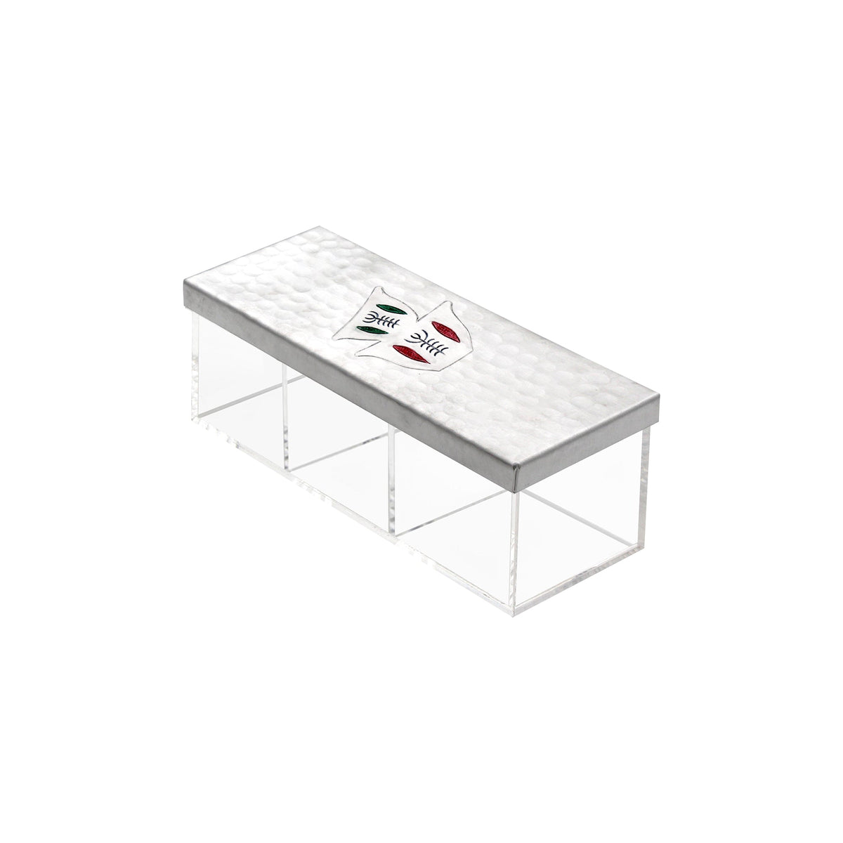 Mouftah El Chark Two Coffee Cups Tea Box - 3 compartments