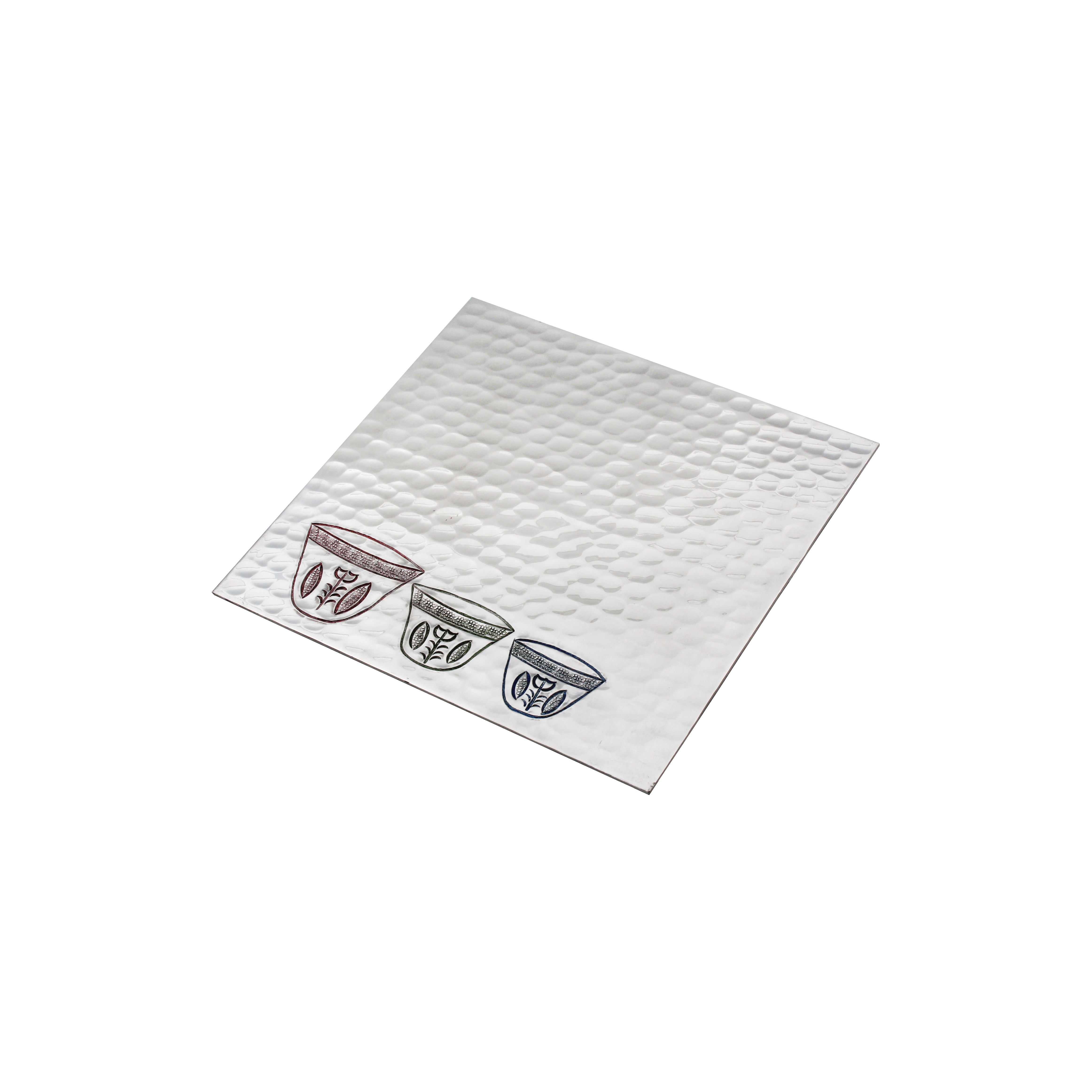 Three Chaffe Square Trivet