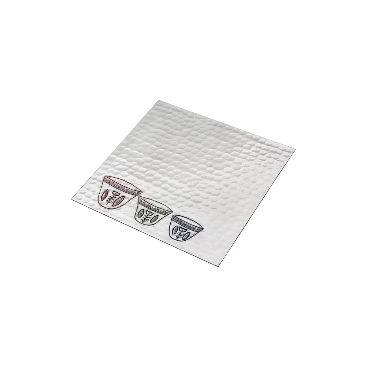 Three Chaffe Square Trivet