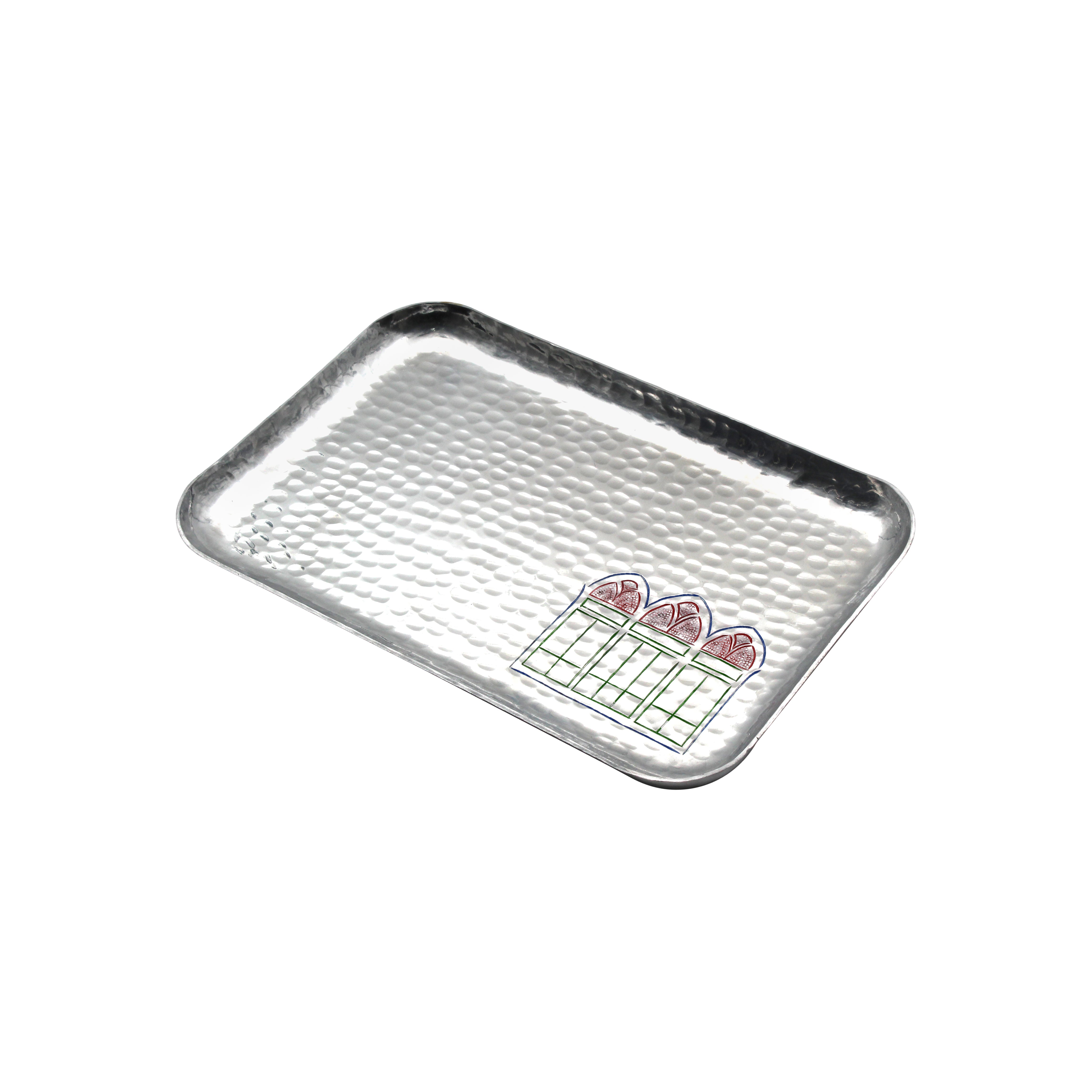 Arched Windows Aluminium Tray
