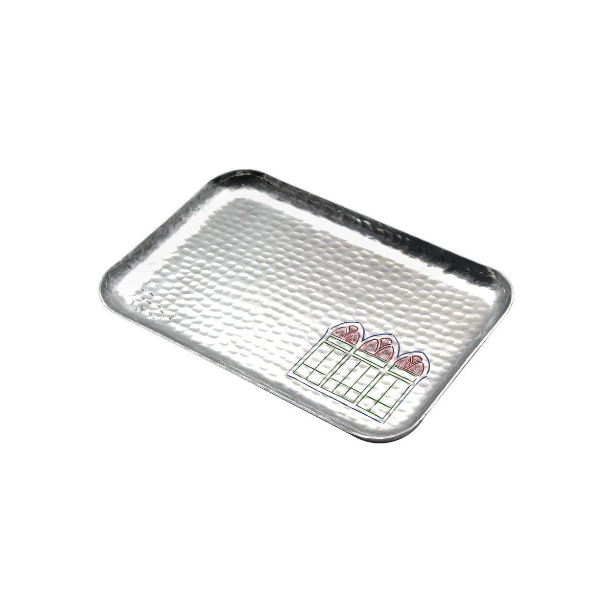 Arched Windows Aluminium Tray