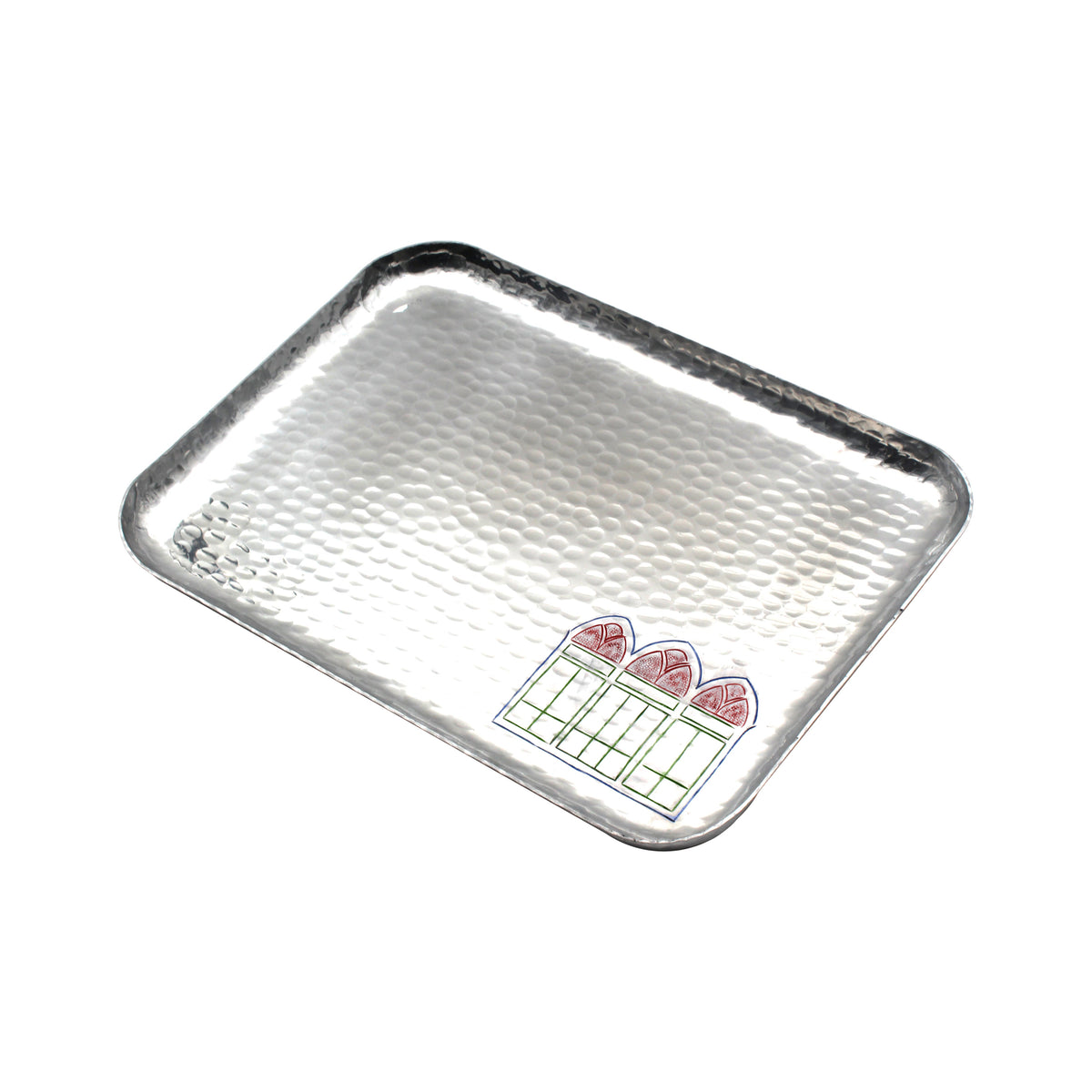 Arched Windows Aluminium Tray
