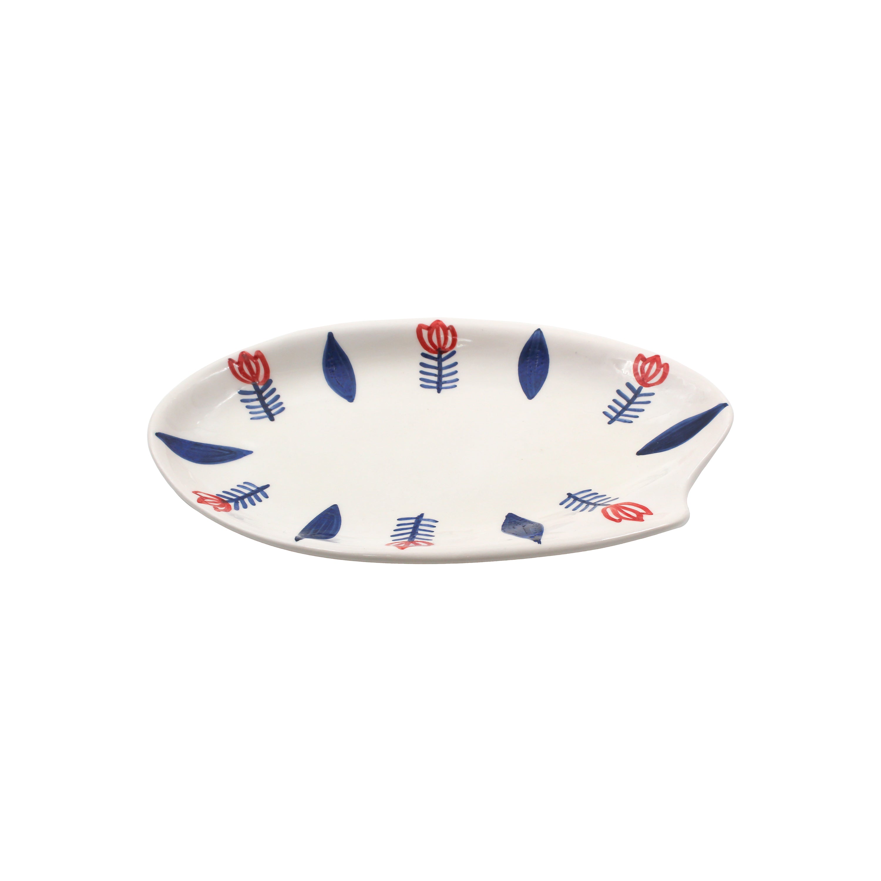 Blue Tulip Tomatoes Plate