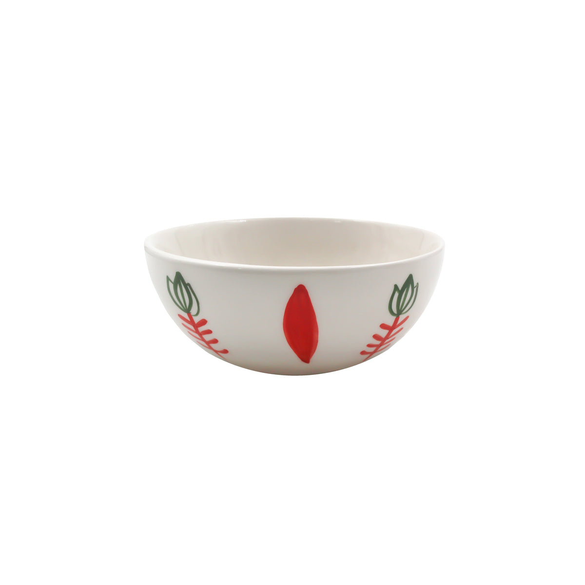 Red Tulip Nuts Bowl