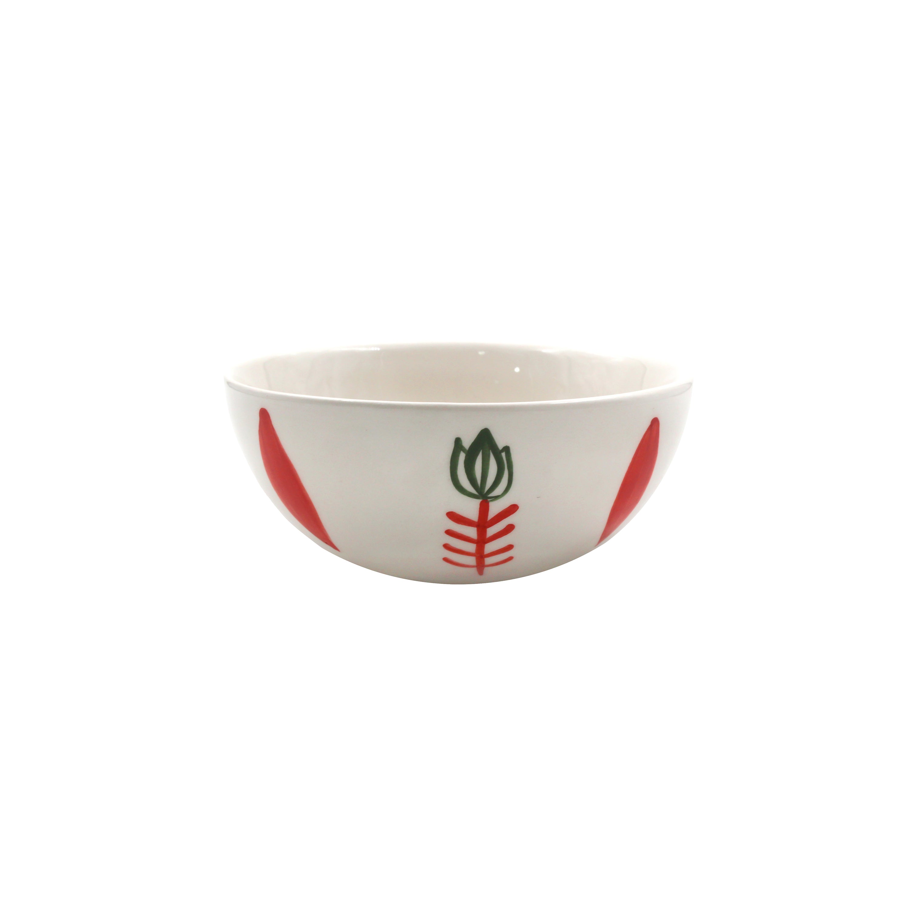 Red Tulip Nuts Bowl