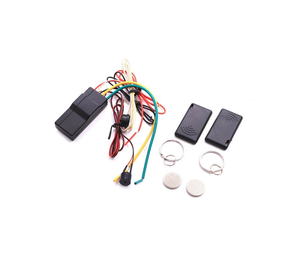 Car Anti-theft Alarm System | 1-Way | Arm & Disarm | RFID Immobilizer