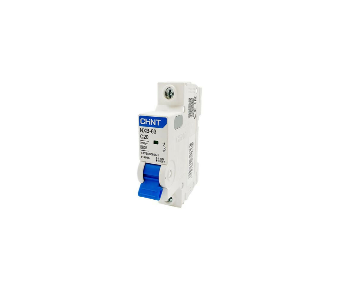 Breaker | MCB | 1-Pole | 20A | Chint