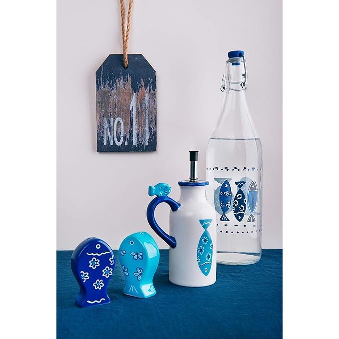 Ocean Glass Bottle 1 Liter - Dishwasher Safe