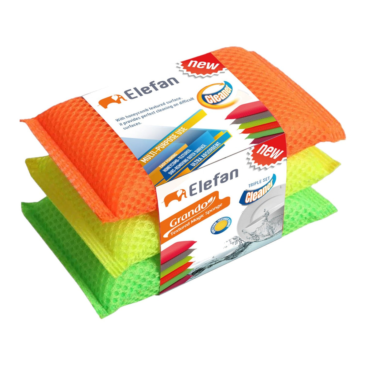 Grando Magic Sponge 3pcs Dirt Remover