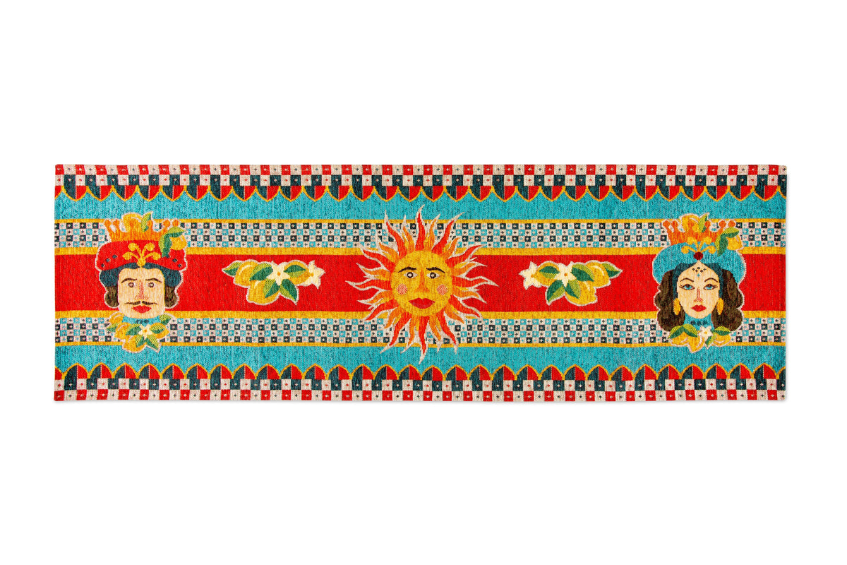 "SICILIAN RHAPSODY" FLOOR RUG (2)