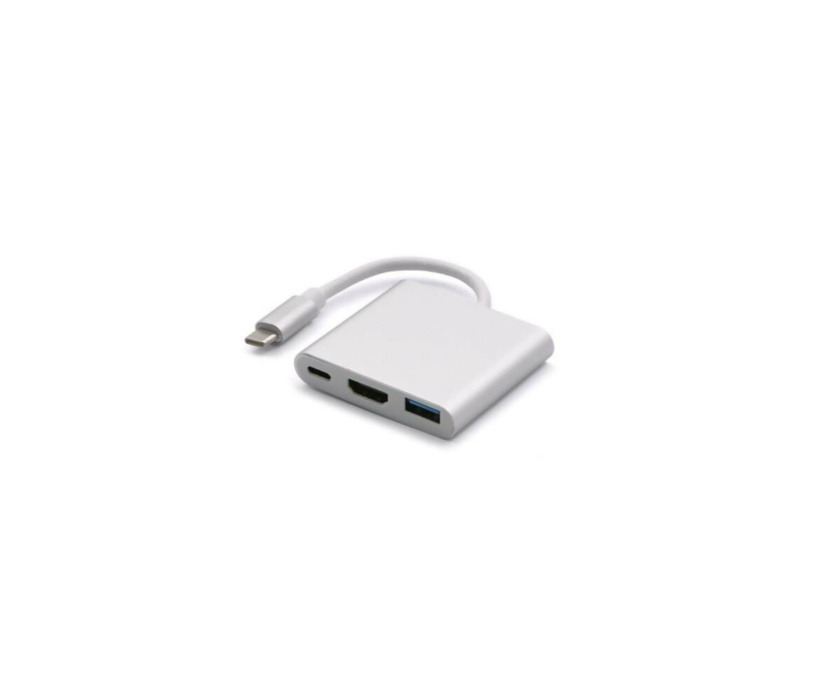 USB Converter | USB-C - HDMI & 1x USB & USB-C | 0.10M