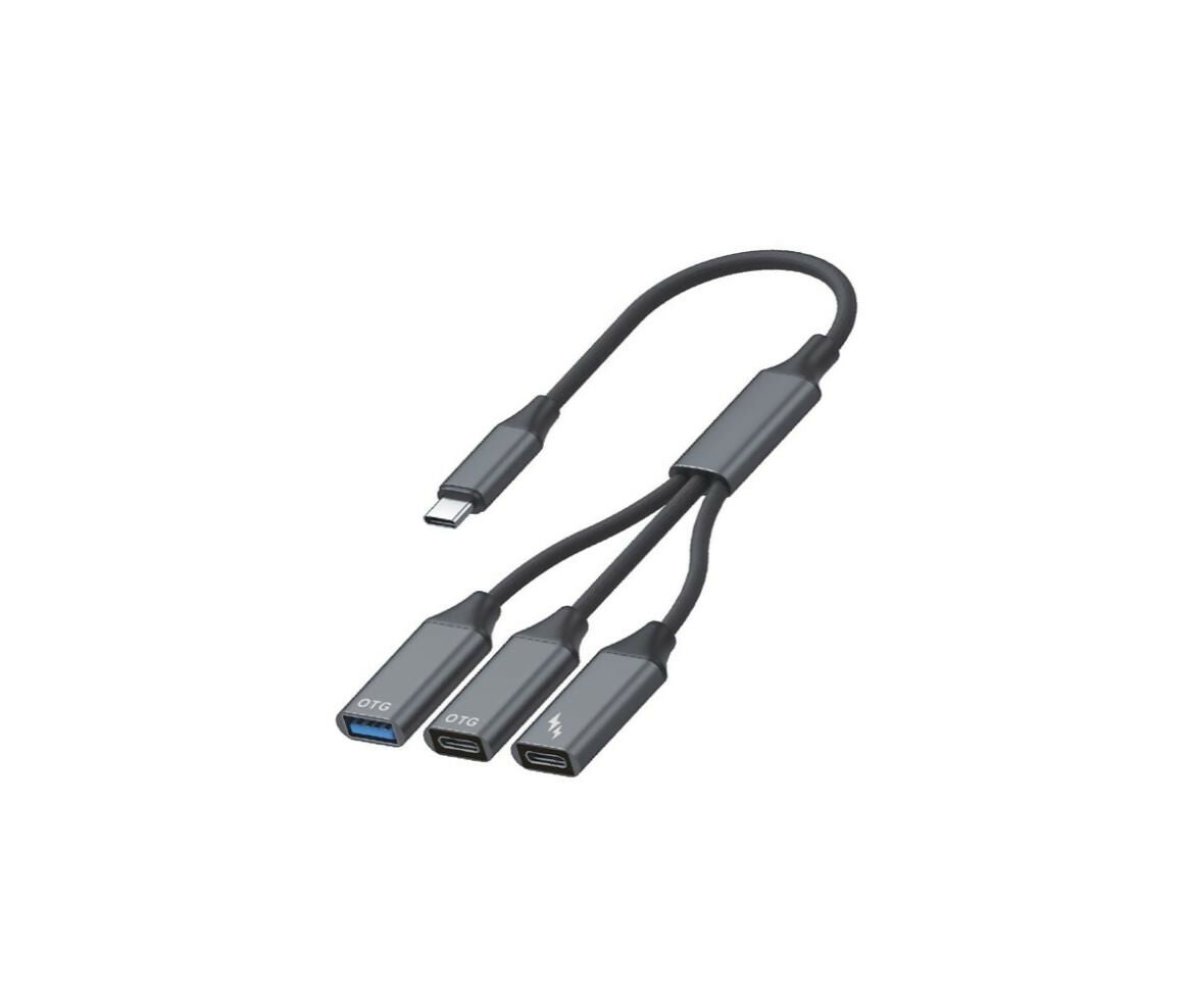 USB-C Hub Adapter - USB 3.0 + Dual PD Ports