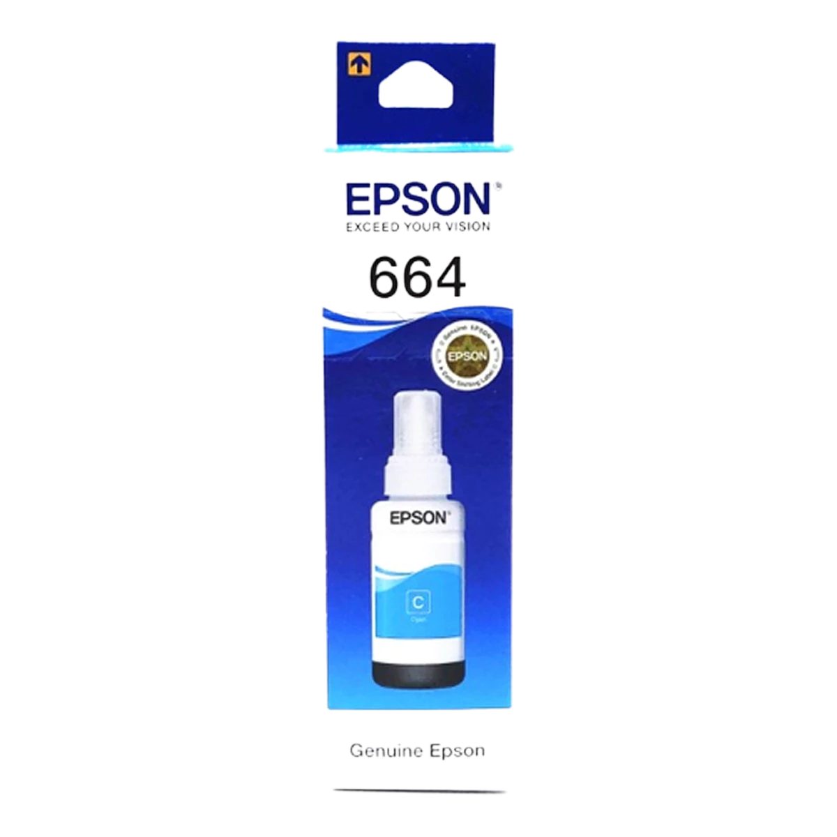 Epson (C13T66424A) Genuine Cyan 664 Series Ink 70.0 ml for L100; L200; L300; L455; L550; L1300