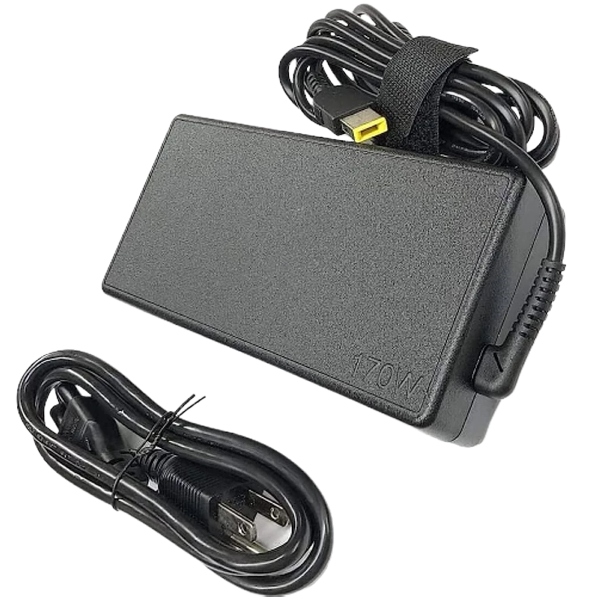 Lenovo (ADL170NLC3A) Original Power Adapter, 20V 8.5A 170W, Yellow USB Slim Tip - Black