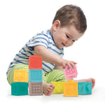 Interlocking sensory cubes