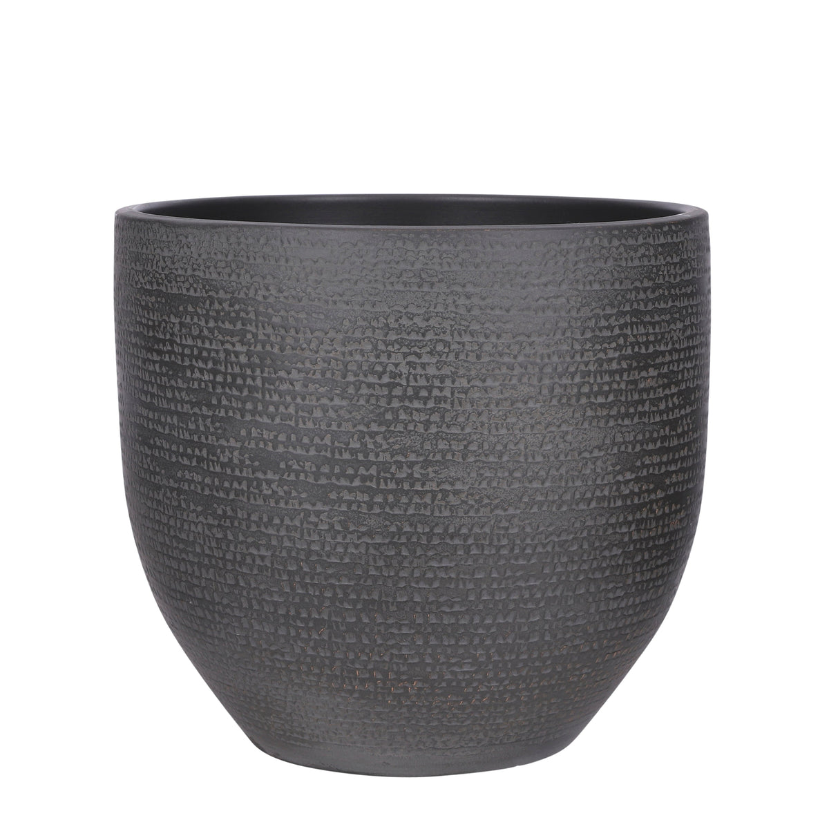 Carrie Round Flower Pot - Natural Design, Durable Material
