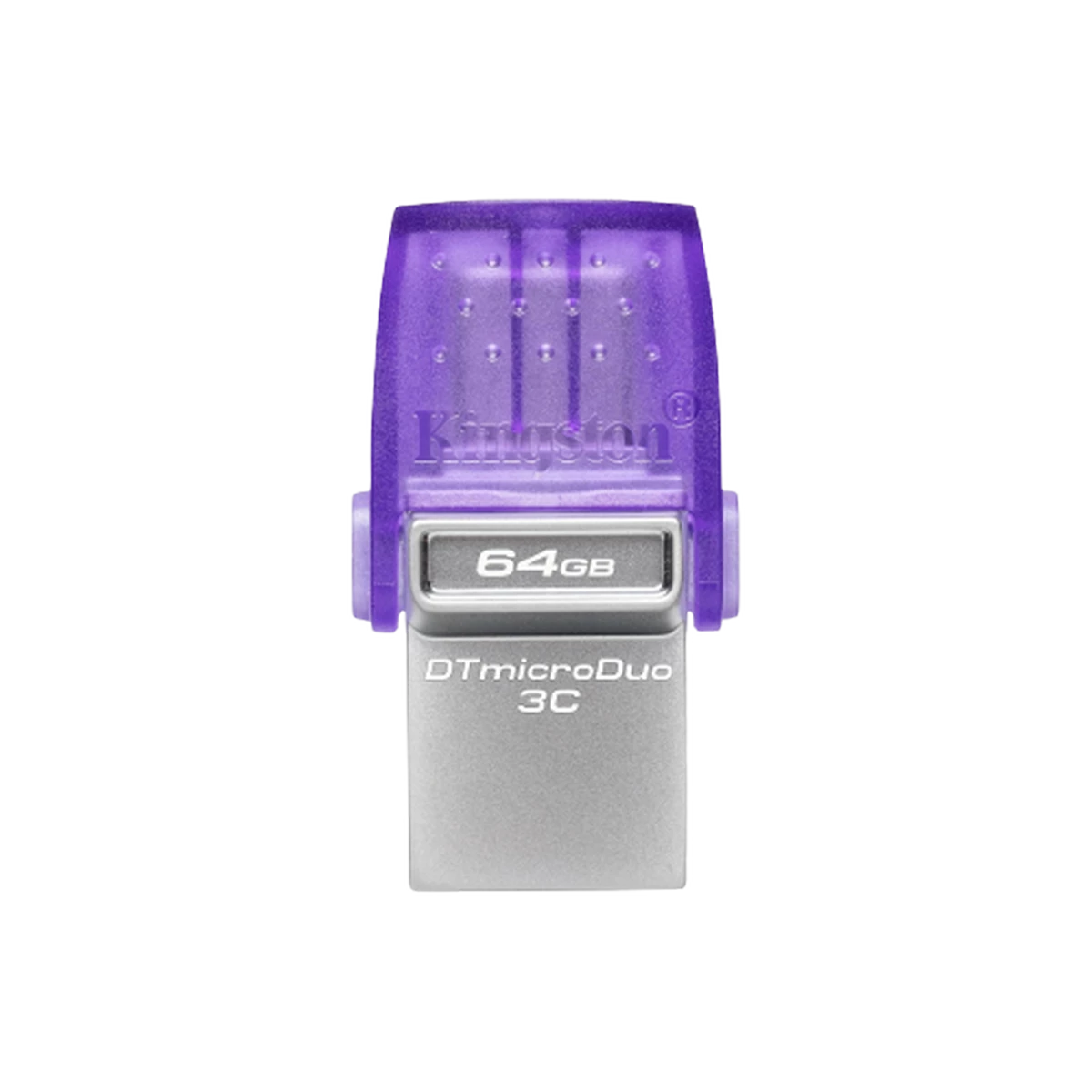 Kingston (DTDUO3CG3/64Gb) DataTraveler microDuo 3C 64Gb - USB3.2/USB-C OTG Flash Drive - Purple