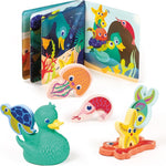 LUDI Lucky Duck Bath Toy Set
