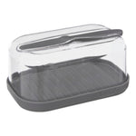 Fresh eat PS and PP Cheese Box & Butter Dish - Grey, 2-Piece