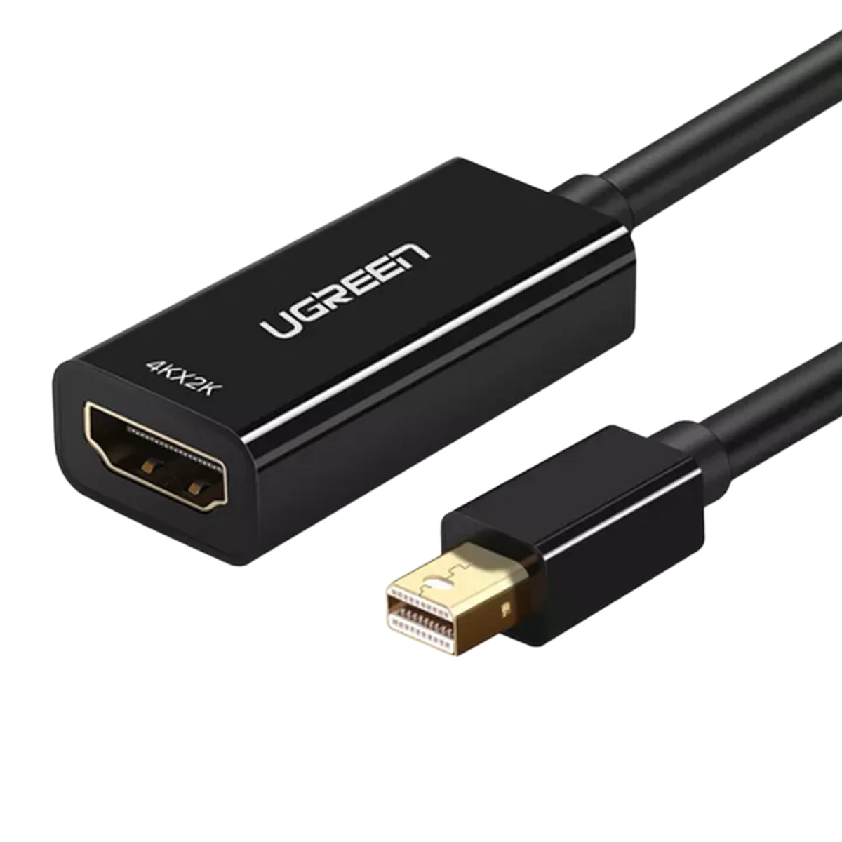 UGreen (40360) MiniDP To Hdmi Converter - 4Kx2K - 25cm - Black