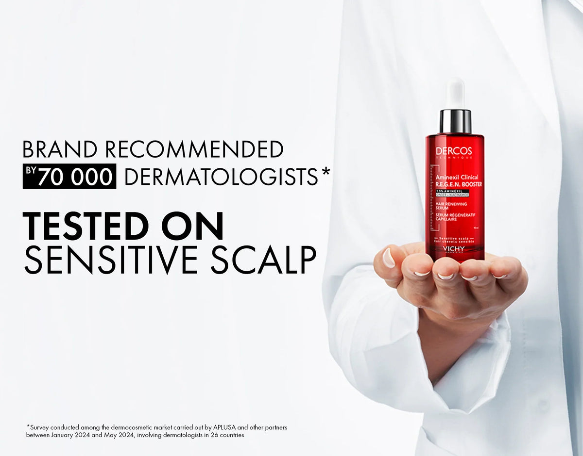 Vichy Dercos Aminexil Clinical R.E.G.E.N. Booster Hair Renewing Serum 90ml for Hair Loss