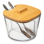 Sugar Bowl+Spoon Bamboo