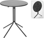 Round Outdoor Folding Table 58x70 cm - Dark Gray