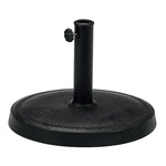 Cast Iron Effect Parasol Base 12kg Heavy-Duty Garden Umbrella Stand