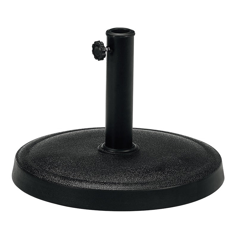 Cast Iron Effect Parasol Base 12kg Heavy-Duty Garden Umbrella Stand