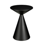 Royale Side Table for Small Spaces - High-Quality Metal, Black