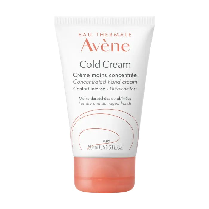 Avene Cold Cream Hand 50ML - Intense Moisturization and Protection for Dry, Sensitive Hands