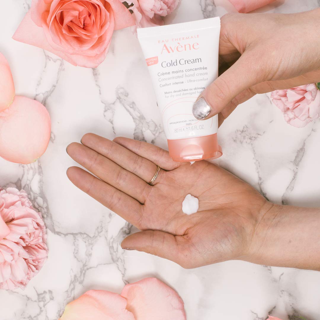 Avene Cold Cream Hand 50ML - Intense Moisturization and Protection for Dry, Sensitive Hands