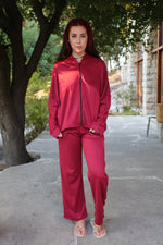 Suede Jacket - Red