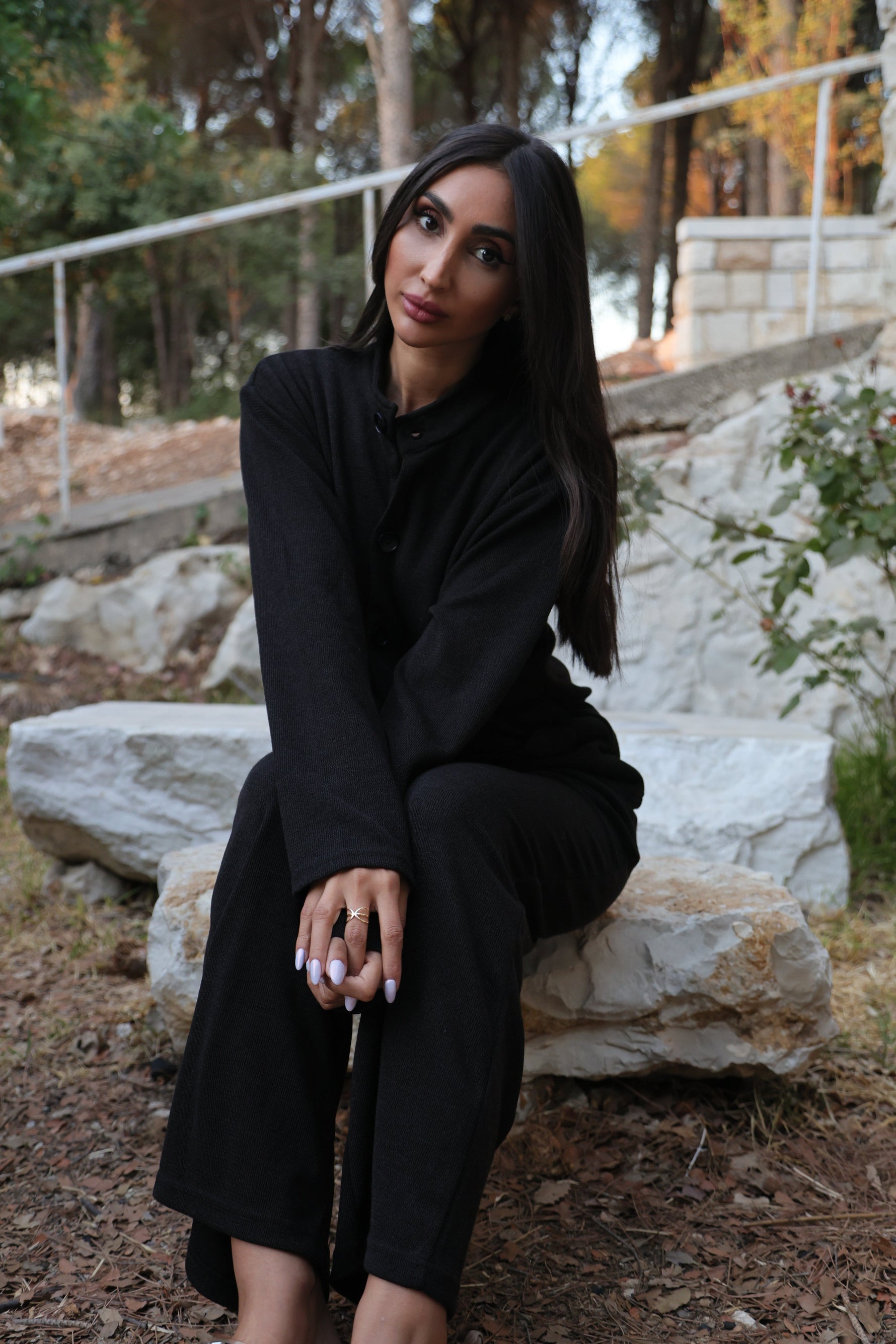 Suede Pants - Black