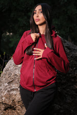 Red Hoodie Zipper