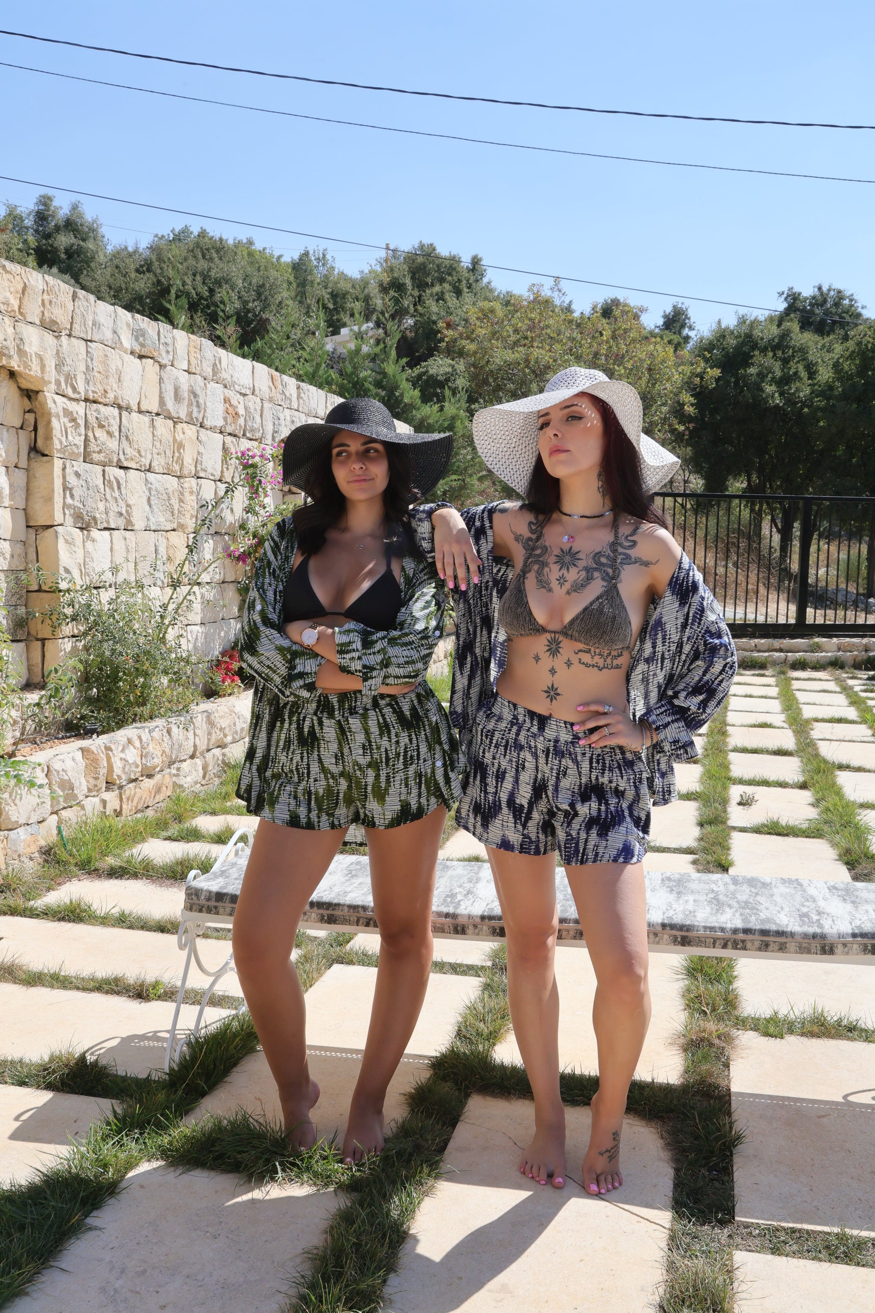Solana Shirt and Short Set - Green