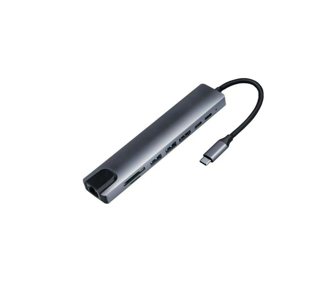 8-in-1 Type-C to HDMI Multi-function Converter Docking Station