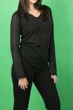 Gaïa See-Through - Long Sleeve Black