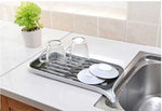 Plastic Dishwasher Rack with Drainage Port for Kitchen Organization