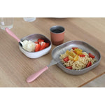 Béaba Terracotta Stainless Steel Meal Set