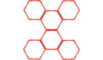AVENTO AGILITY GRID HEXAGON 6-PIECE