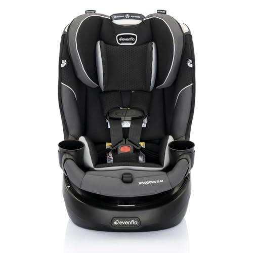 Evenflo Revolve360 Slim 2-in-1 Rotational Car Seat Canton Black