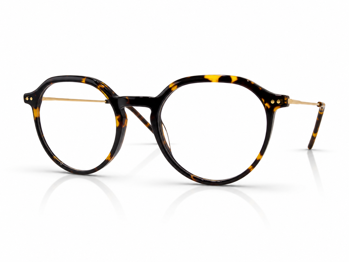 Tortoise Round eyeglasses 