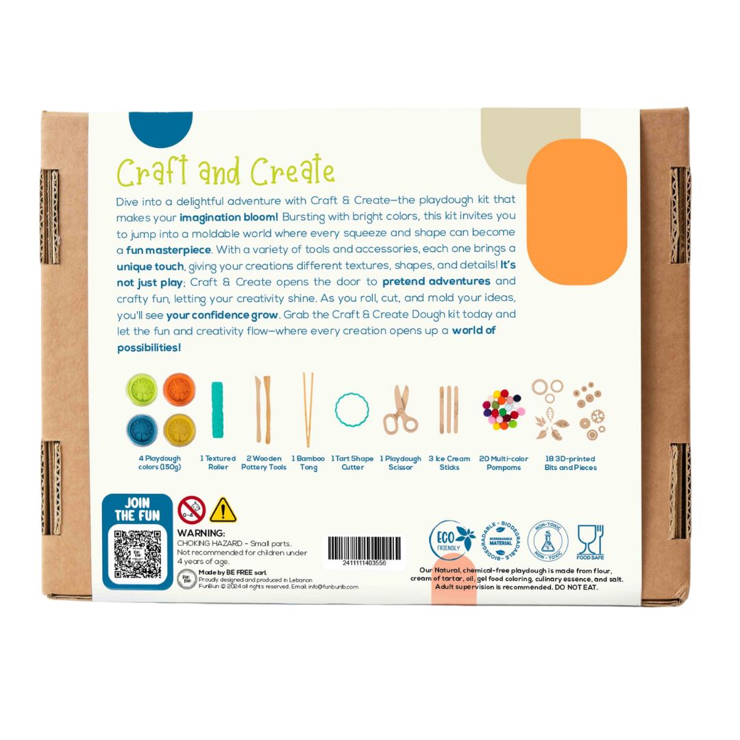 Funbun Craft and Create Playdough Kit