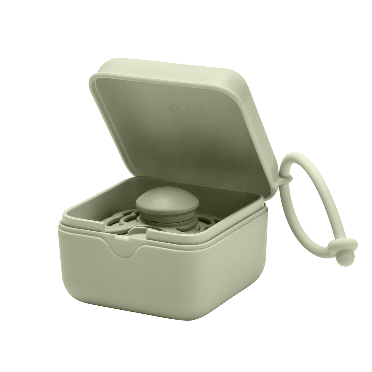 BIBS PACIFIER BOX SAGE