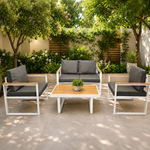 Modern Steel Lounge Set