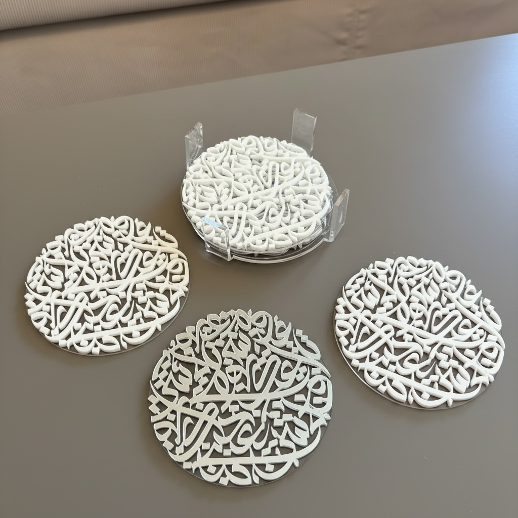 Huroof Coasters - Set of 6