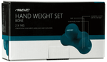 AVENTO HAND WEIGHT SET BONE - 2 X 1 KG