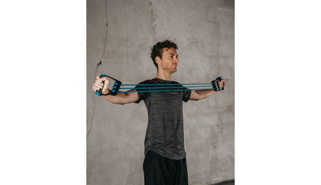 AVENTO FITNESS CHEST EXPANDER ADJUSTABLE